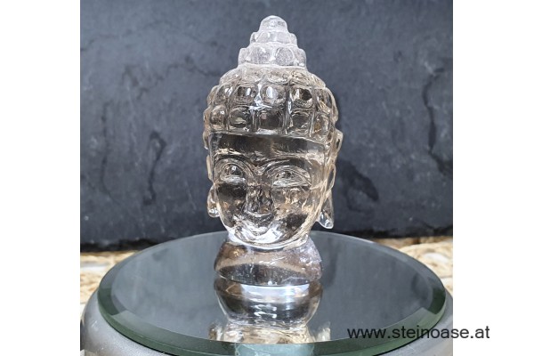 Kristall Buddha Edelstein Rauchquarz